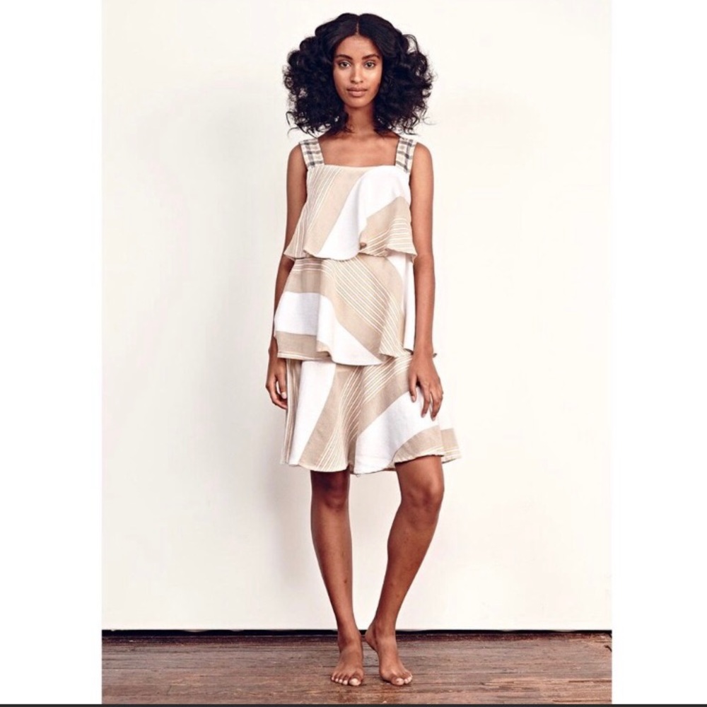 Ace & Jig Simone Solstice Stripe Ruffle Dress